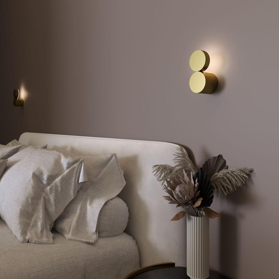 Настенный светодиодный светильник 40131/LED золото