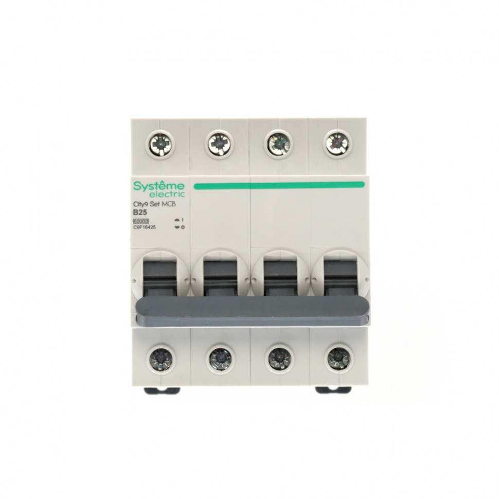 Автоматический выключатель (АВ) B 25А 4P 6kA 400В Systeme Electric City9 Set C9F16425