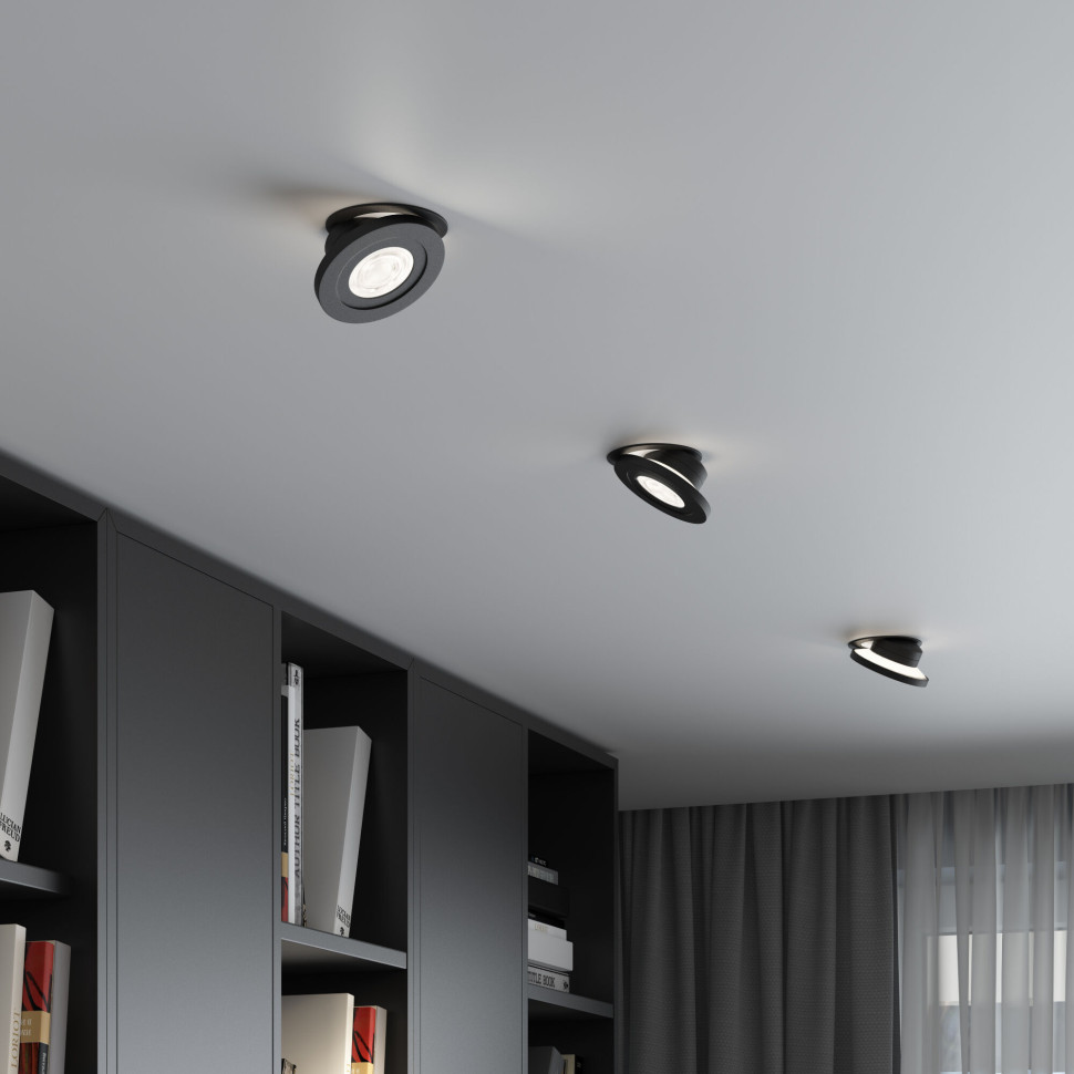 Встраиваемый поворотный светодиодный светильник 6W 4000K белый 25084/LED