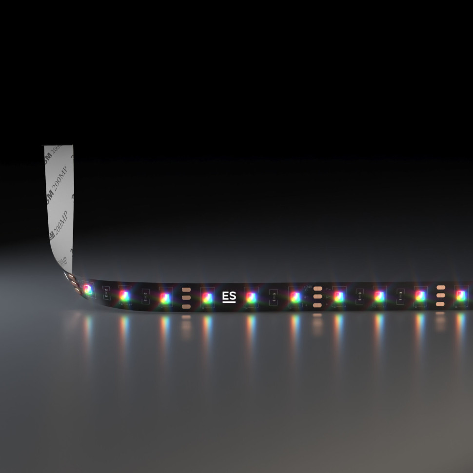 Светодиодная лента 24 В 14,4 Вт/м 60 Led/м 5050 IP20, RGB, Black, 5 м Лента светодиодная 24V 14,4W 60Led 5050 IP20 RGB, Black, 5м