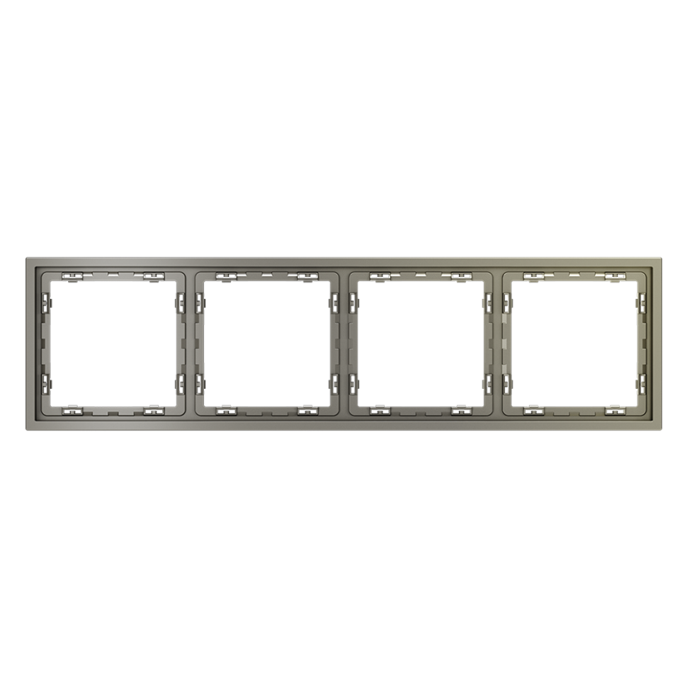 Рамка пластиковая VOLTUM S70 на 4 поста, (шелк)