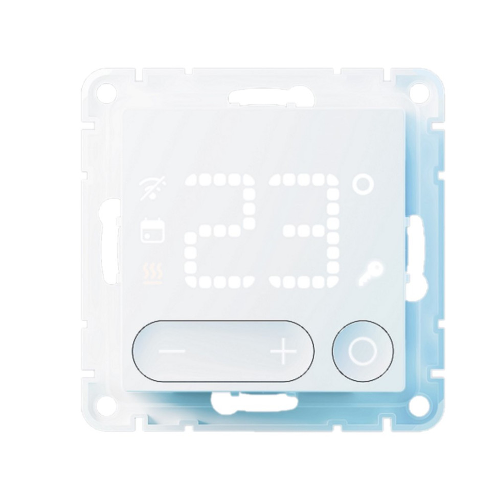 Умный термостат тёплого пола 16А, 250 В, Zigbee, Цвет Белый. AtlasDesign SMART SBER от Systeme Electric. ATN000138Z