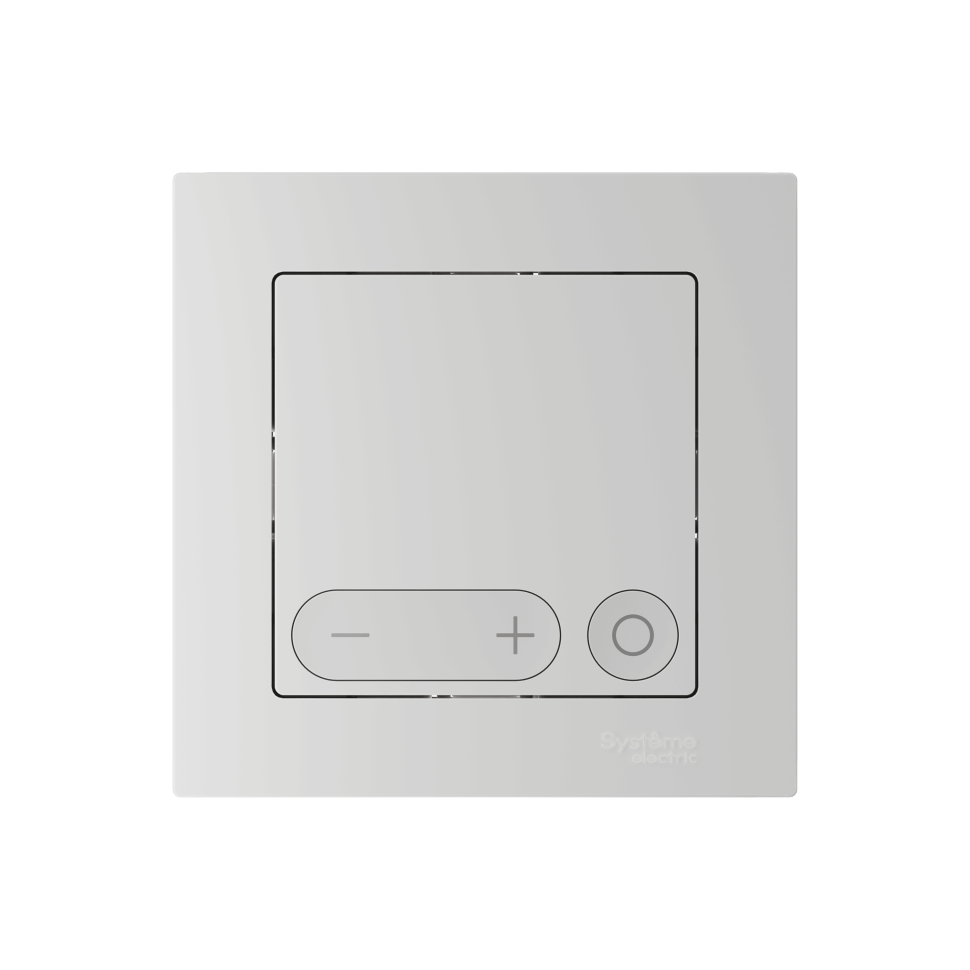 Умный термостат тёплого пола 16А, 250 В, Zigbee, Цвет Белый. AtlasDesign SMART SBER от Systeme Electric. ATN000138Z