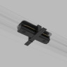 Коннектор прямой для однофазного встраиваемого шинопровода черный TRCM-1-I-BK