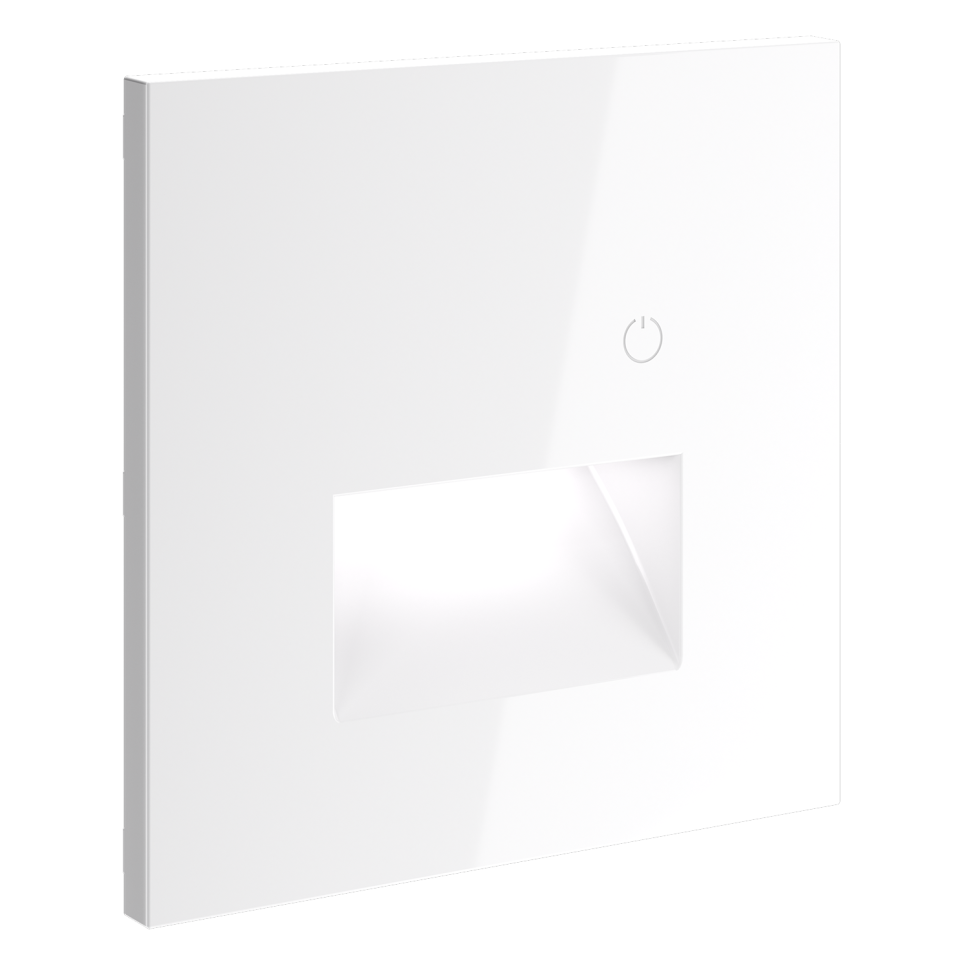 Накладка для подсветки светодиодной с датчиком, S70 (белый глянцевый)