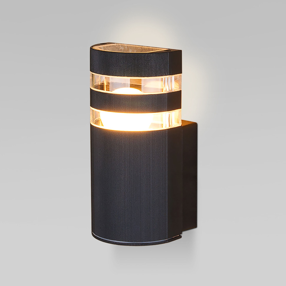 Настенный уличный светильник 1444 Techno  черный IP54 1444 Techno черный