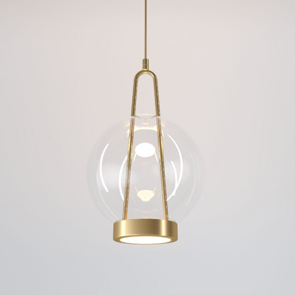 Подвесной светильник Eurosvet Frasco 50267/1 LED латунь a069344