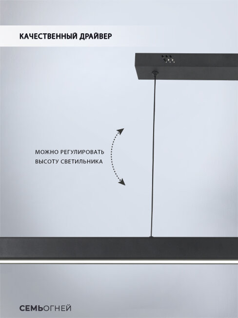 Подвесной светильник Seven Fires Ardon SF8503/1P-BK