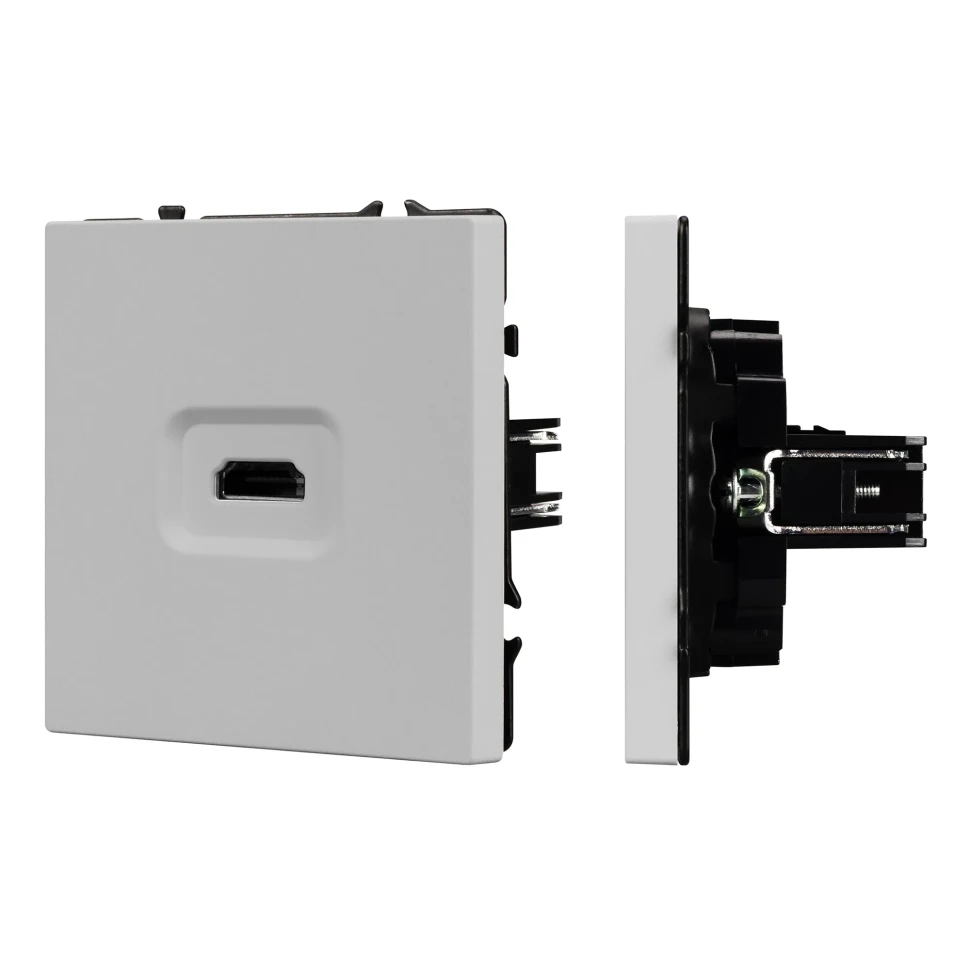 Розетка HDMI, NEO PLUS Vertus-Electro (Светло серый)  