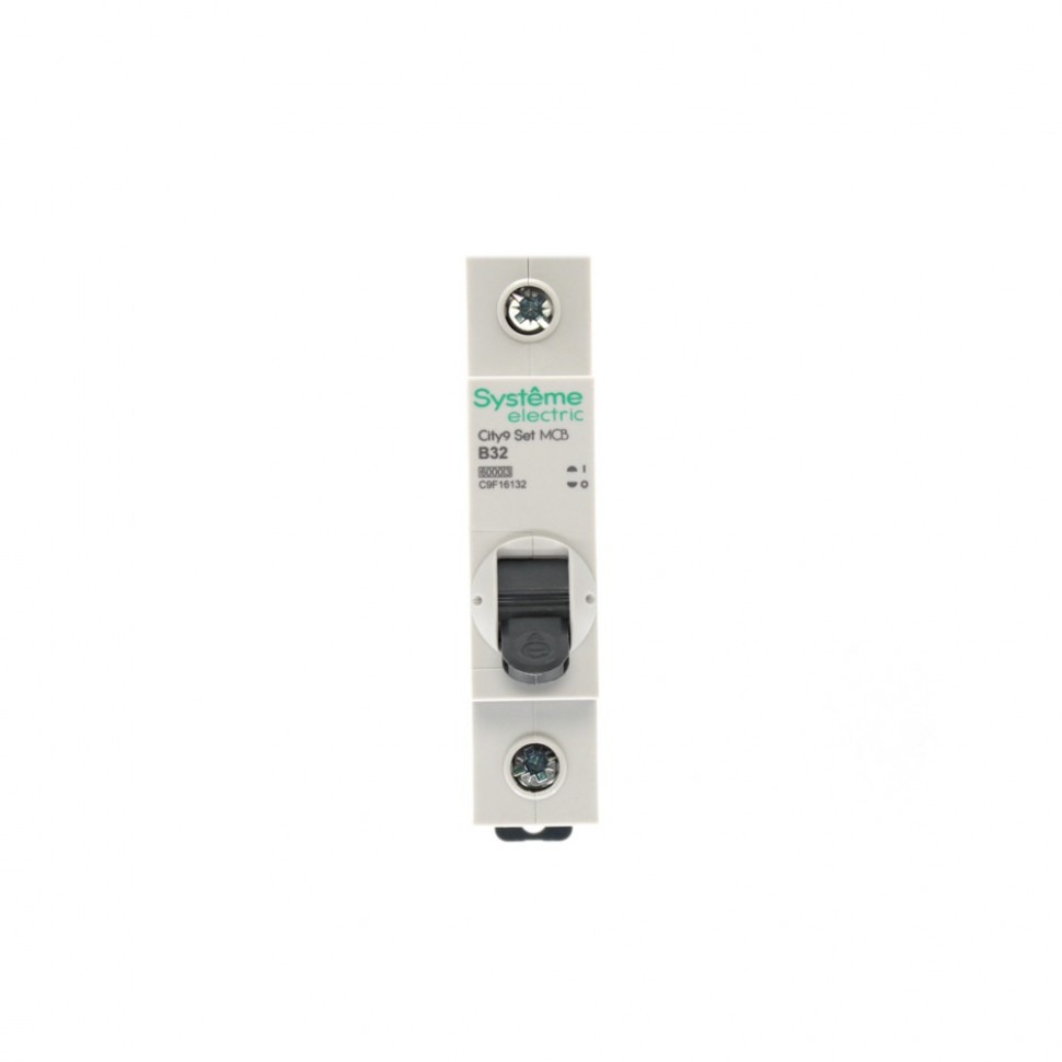 Автоматический выключатель (АВ) B 32А 1P 6kA 230В Systeme Electric City9 Set C9F16132
