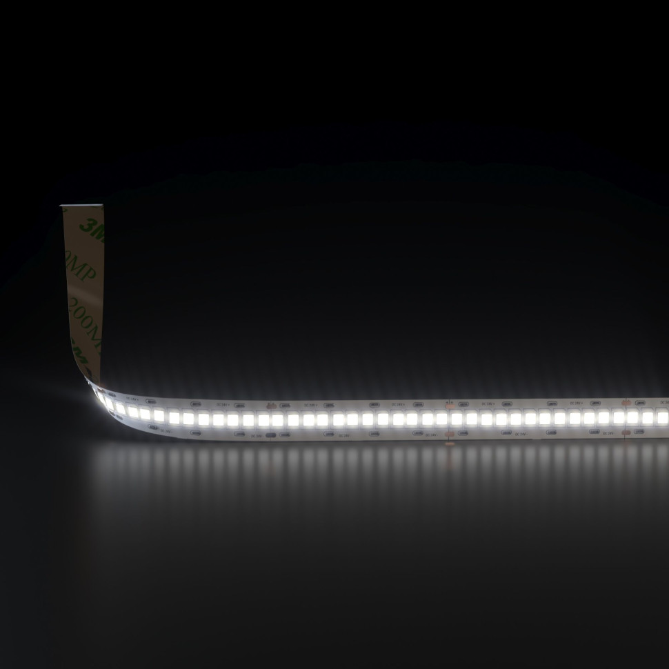 Лента светодиодная 24 В 16 Вт/м 240 Led/м 2835+2835 IP20, MIX теплый белый 3300K/холодный белый 6500K, 5 м Лента светодиодная 24V 16W 240Led 2835+2835 IP20 MIX теплый белый/холодный белый, 5м