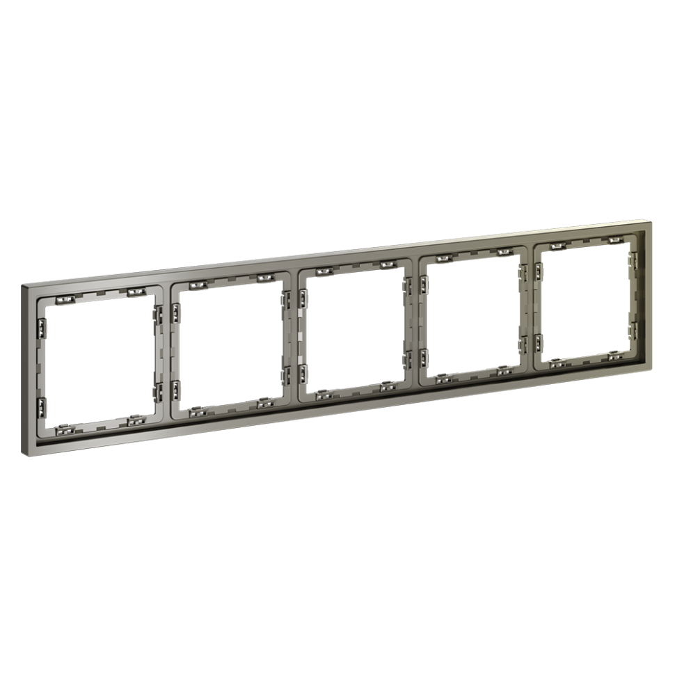 Рамка пластиковая VOLTUM S70 на 5 постов, (шелк)