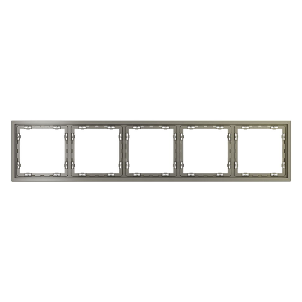 Рамка пластиковая VOLTUM S70 на 5 постов, (шелк)