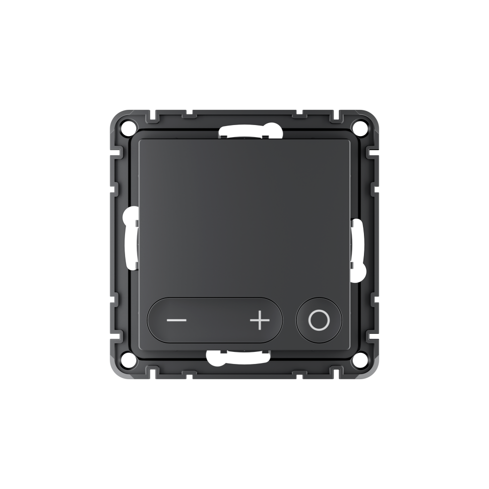 Умный термостат тёплого пола 16А, 250 В, Zigbee, Цвет Карбон. AtlasDesign SMART SBER от Systeme Electric. ATN001038Z