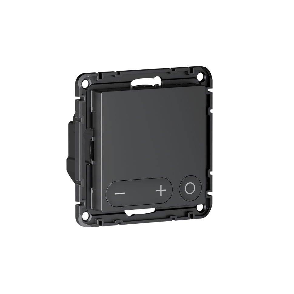 Умный термостат тёплого пола 16А, 250 В, Zigbee, Цвет Карбон. AtlasDesign SMART SBER от Systeme Electric. ATN001038Z