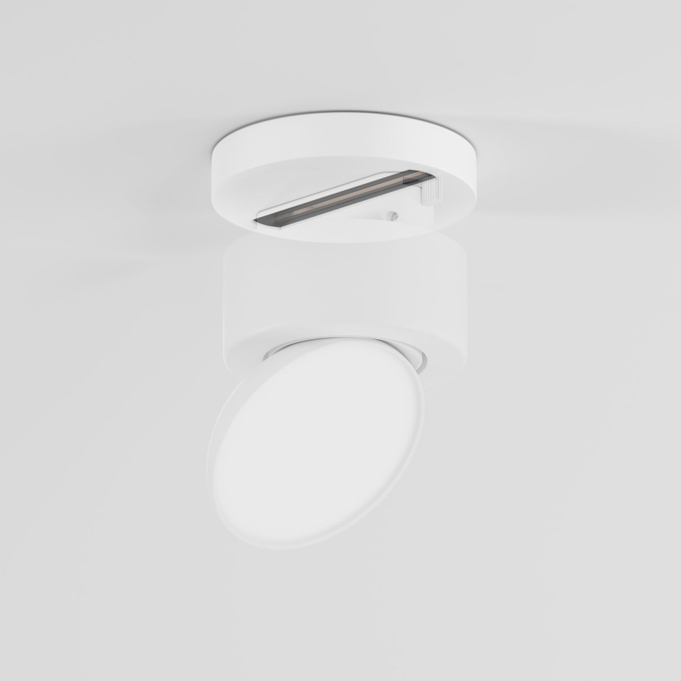 Однофазный шинопровод-адаптер белый TRAF-1-WH