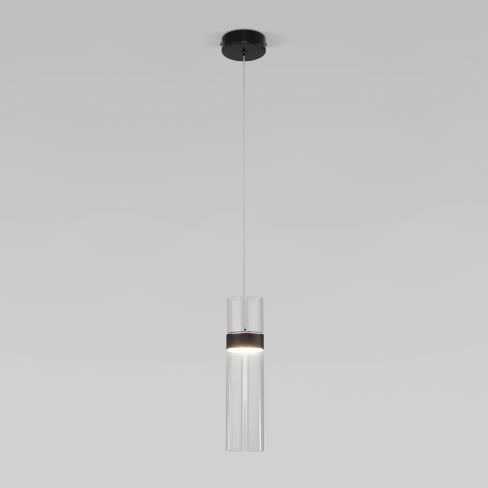 Подвесной светильник 50244/1 LED черный/прозрачный