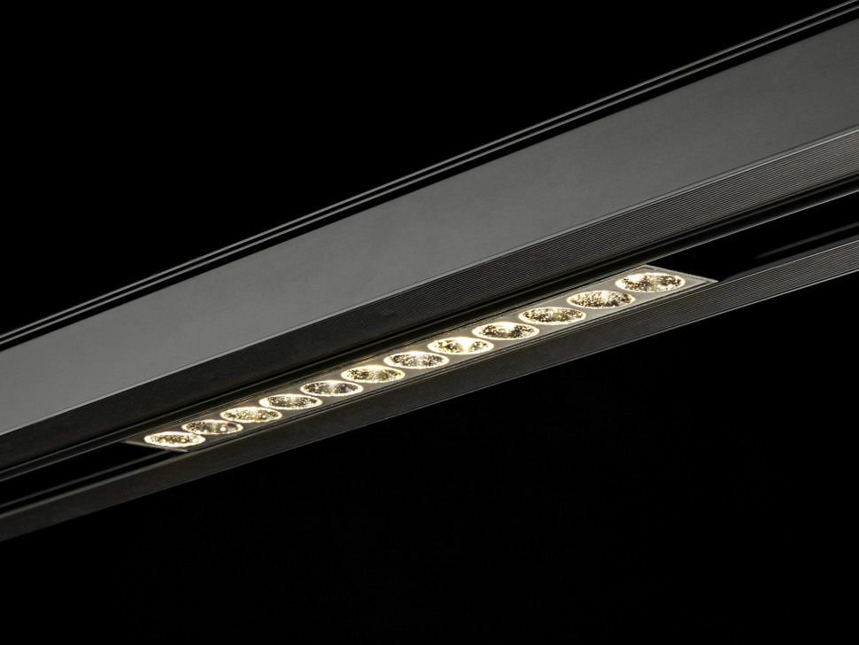  LUMKER Светильник линейный дарклайт, серия SY-LINK, Черный, 12Вт, IP20, Нейтральный белый (4000К), SY-LINK-220-BL-12-NW