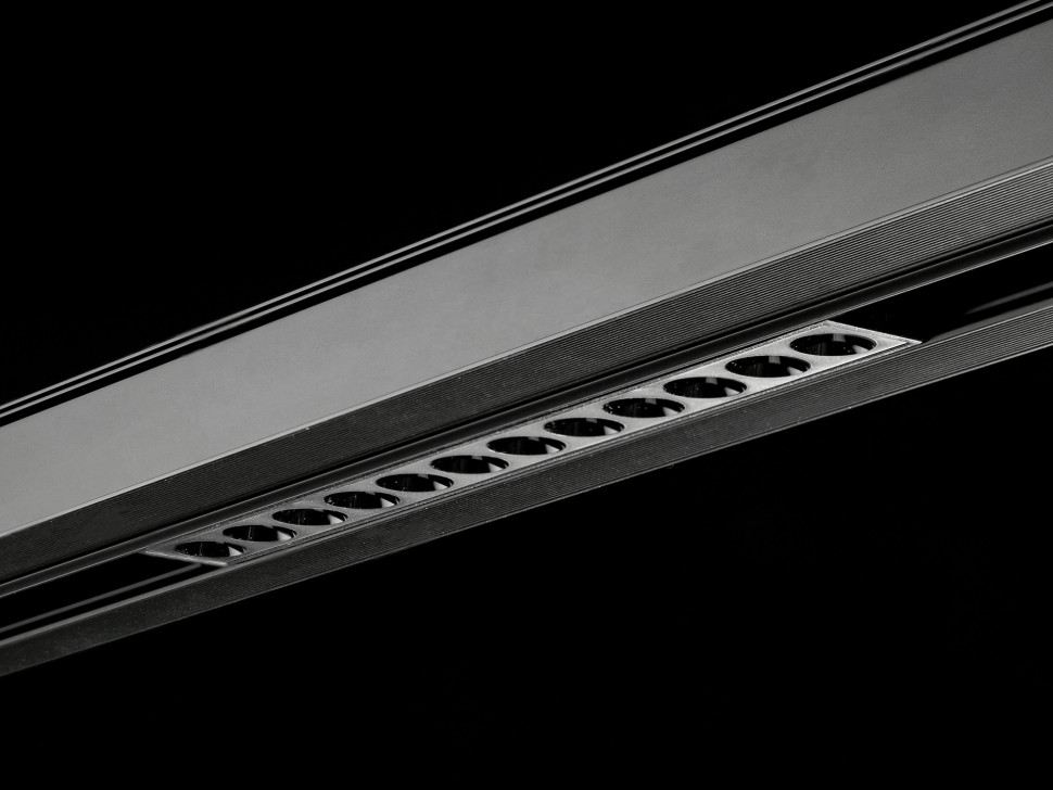  LUMKER Светильник линейный дарклайт, серия SY-LINK, Черный, 12Вт, IP20, Нейтральный белый (4000К), SY-LINK-220-BL-12-NW