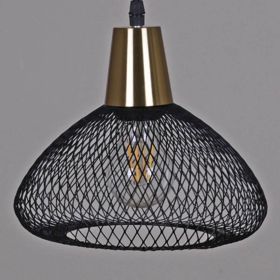 Подвесной светильник Reluce 03204-3.9-03 BK+COPPER