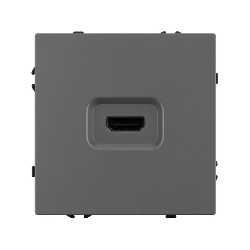 Розетка HDMI, NEO PLUS Vertus-Electro (серый)