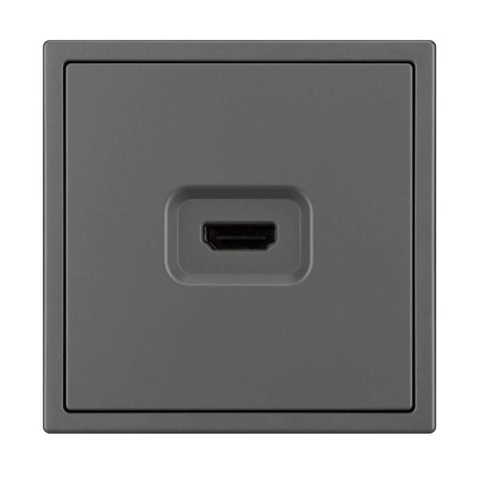 Розетка HDMI, NEO PLUS Vertus-Electro (серый)