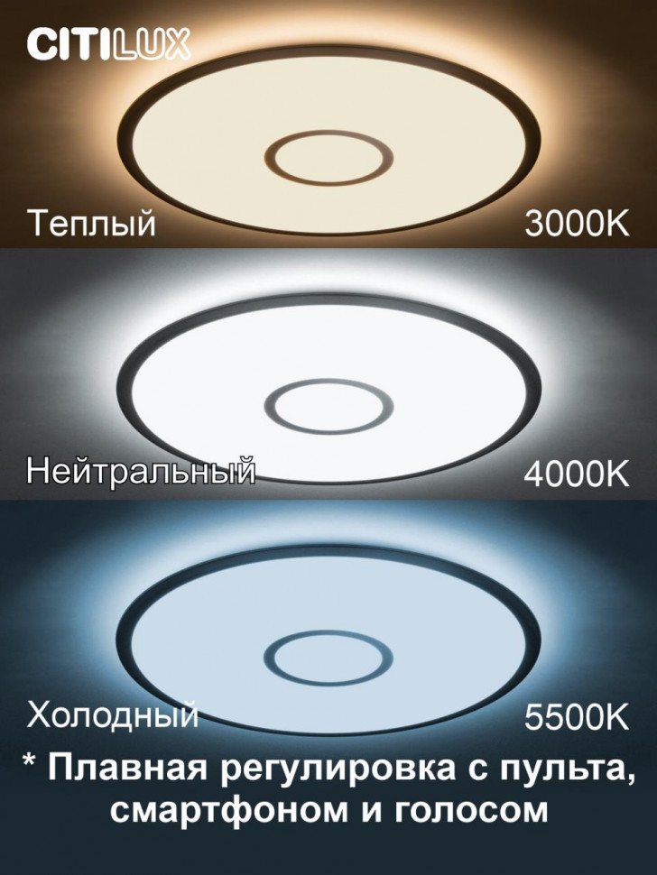 Потолочный светильник Citilux Старлайт Смарт CL703A81G