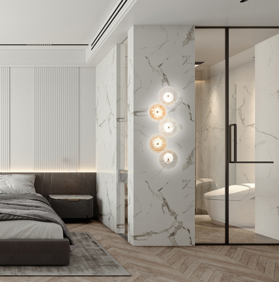 Настенный светильник Arte Milano 5.1252B.D250.H600.LED G