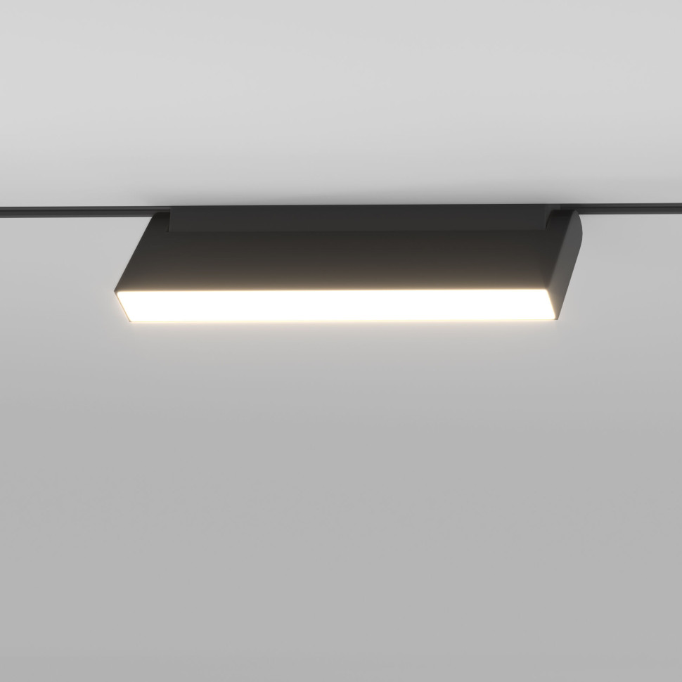 Трековый светильник 12W 4200K Kos чёрный Slim Magnetic 85085/01