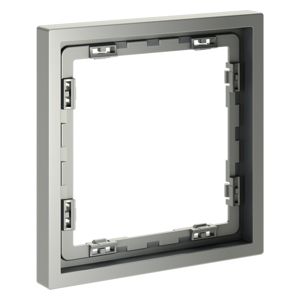 Рамка пластиковая VOLTUM S70 на 1 пост, (сталь)