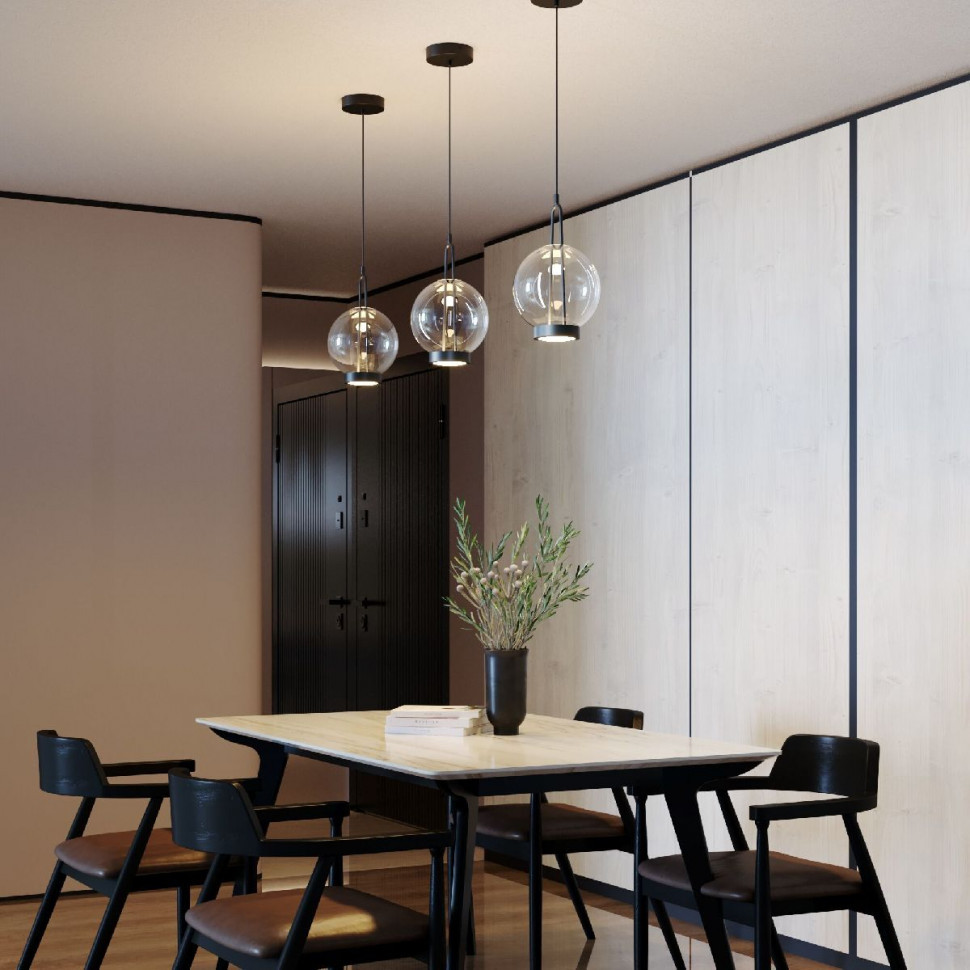 Подвесной светильник Eurosvet Frasco 50267/1 LED черный a069346