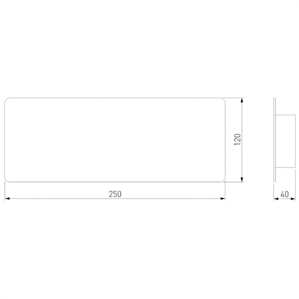 Настенный светодиодный светильник Elektrostandard Angle 4690389173998