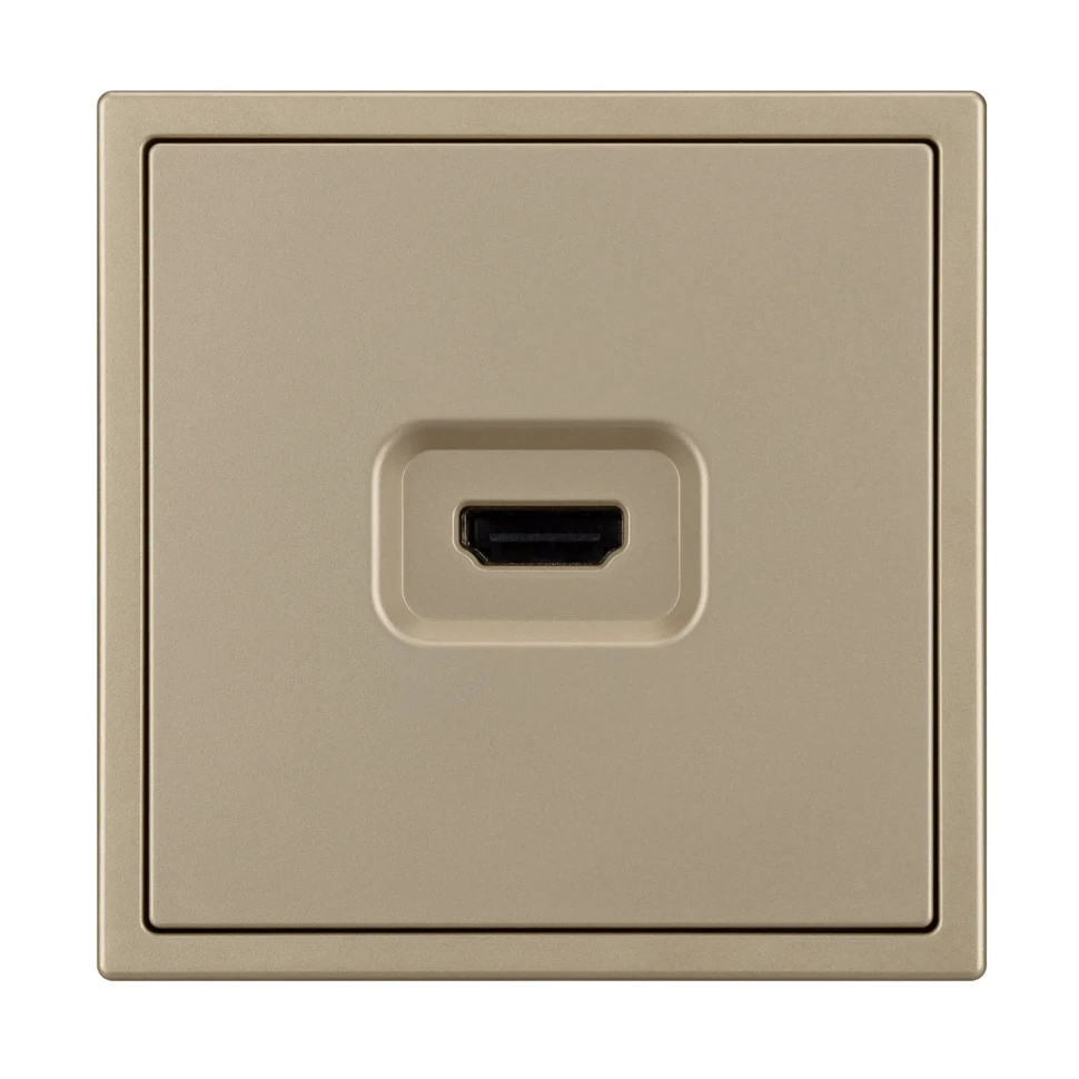 Розетка HDMI, NEO PLUS Vertus-Electro (золото) 