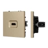 Розетка HDMI, NEO PLUS Vertus-Electro (золото) 
