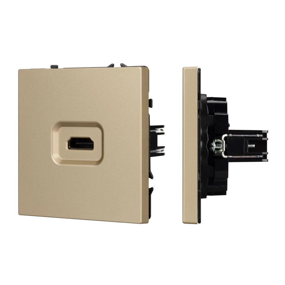Розетка HDMI, NEO PLUS Vertus-Electro (золото) 