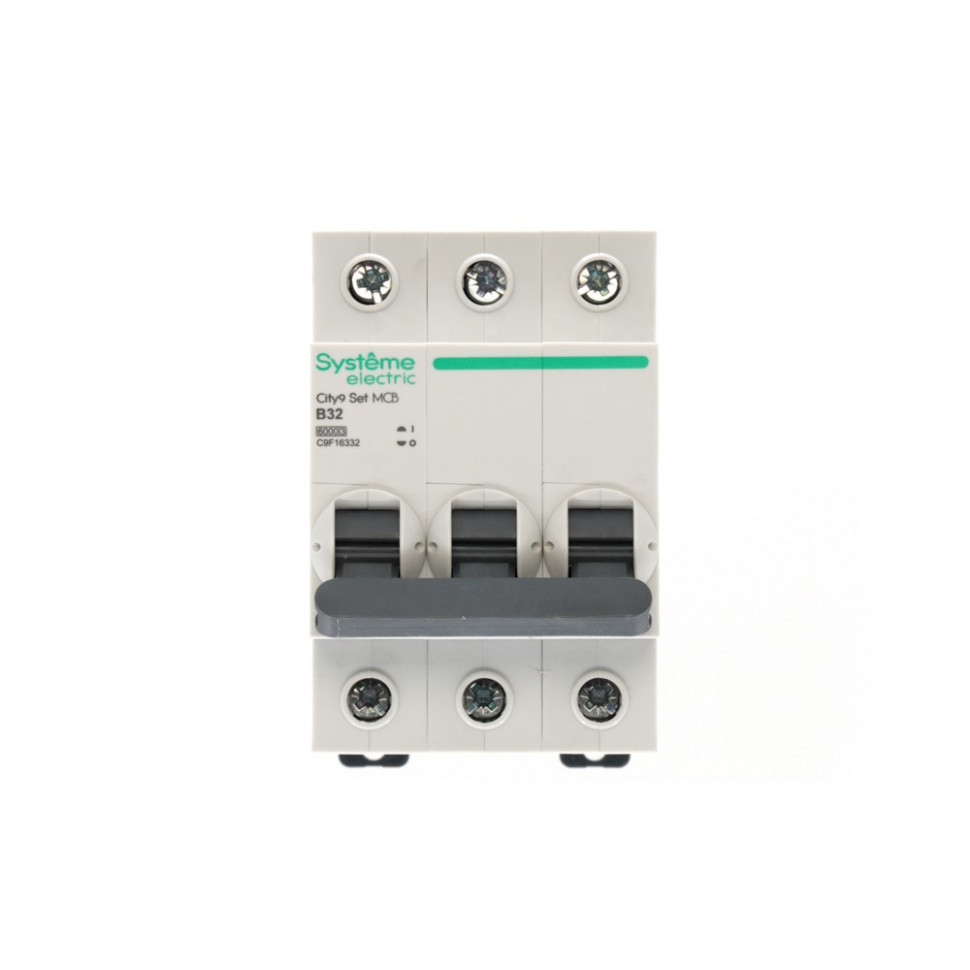 Автоматический выключатель (АВ) B 32А 3P 6kA 400В Systeme Electric City9 Set C9F16332
