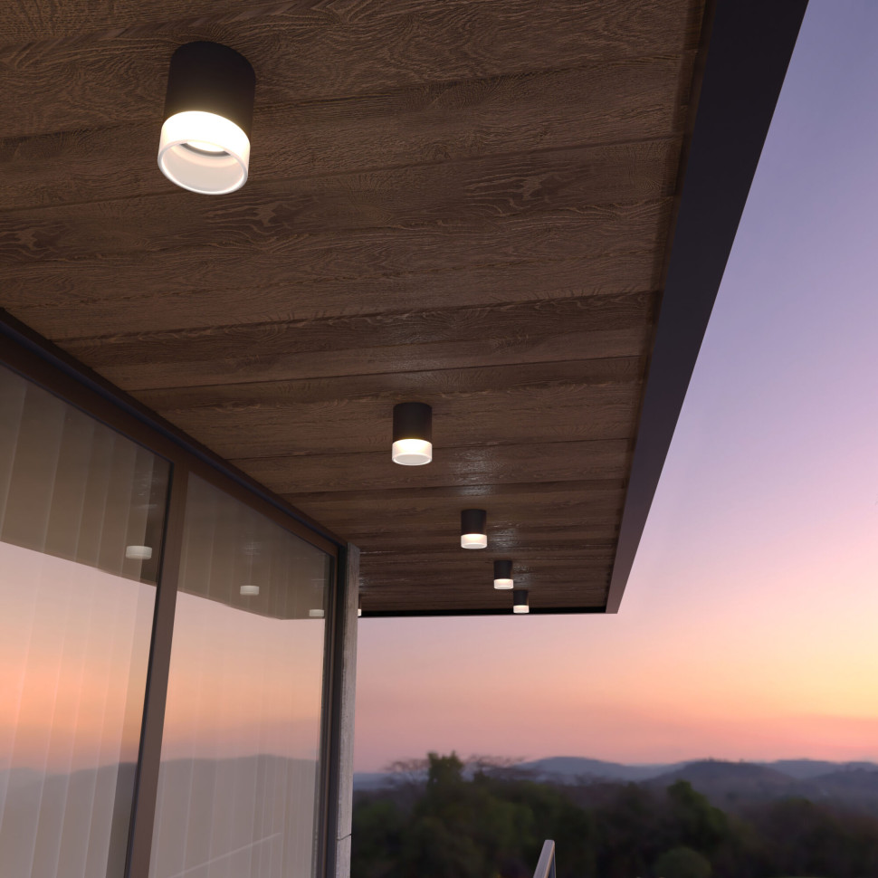 Уличный потолочный светильник Light LED 2107 IP54 35140/H черный