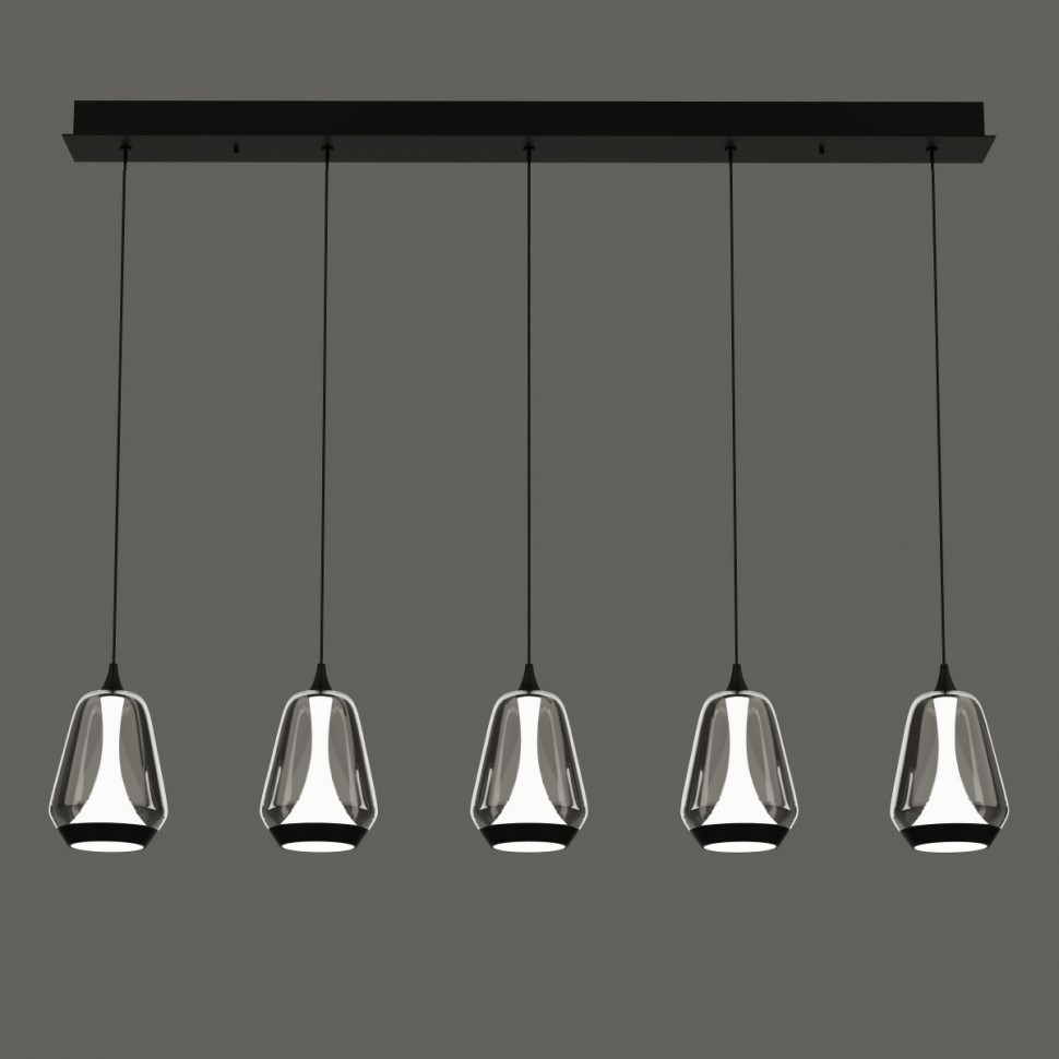 Подвесной светильник Delight Collection MD24001011-5B black/smoky