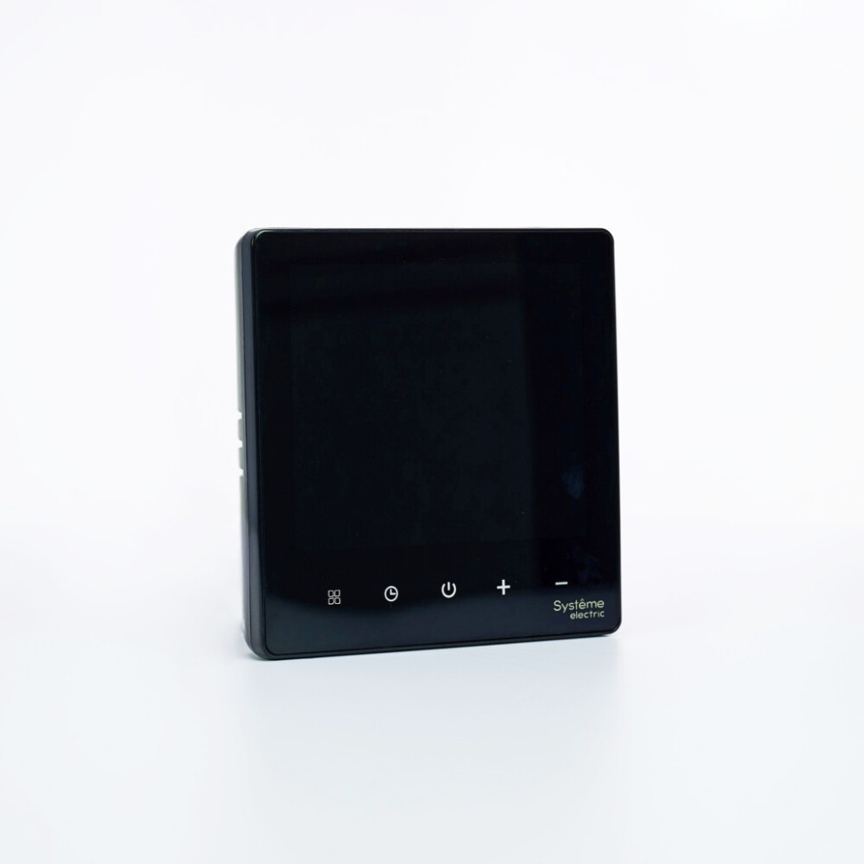 Термостат SE ArtGallery программируемый с Wi-Fi для электрического теплого пола 16А Черный GAL001038