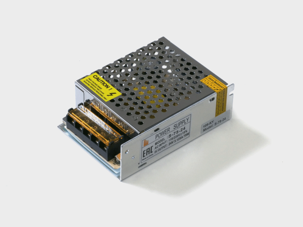 SWG Standard Блок питания для светодиодных лент 24 вольт 75 Вт IP20, S-75-24