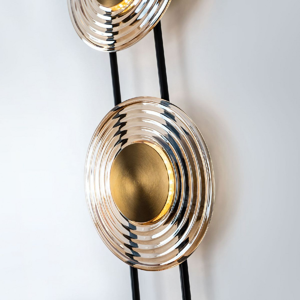 Настенный светильник Modestyle MS.1508.03 BK-BS