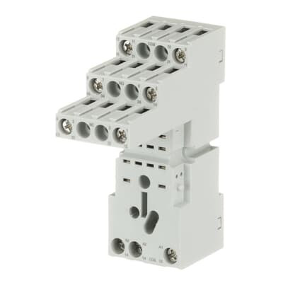 Цоколь CR-M2LS (логический) для реле CR-M 2ПК ABB 1SVR405651R1100