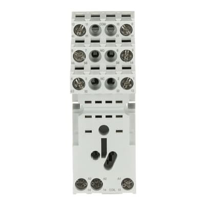 Цоколь CR-M2LS (логический) для реле CR-M 2ПК ABB 1SVR405651R1100