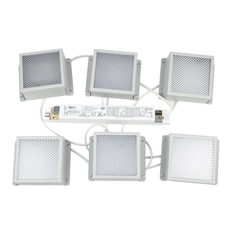 Встраиваемый светильник Uniel ULP-0808 42W/4000К IP40 GRILYATO WHITE KIT06 UL-00011060