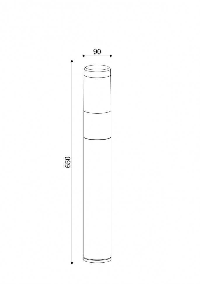Ландшафтный светильник Outdoor O590FL-L8B4K1