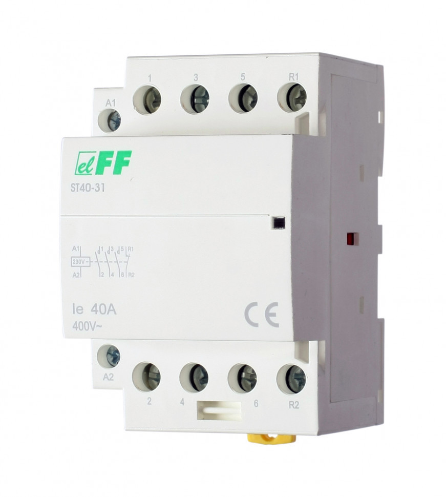 Контактор модульный (Ампер-40 / Волт-230 АС / Контакт-3NO+1NC) ST40-31