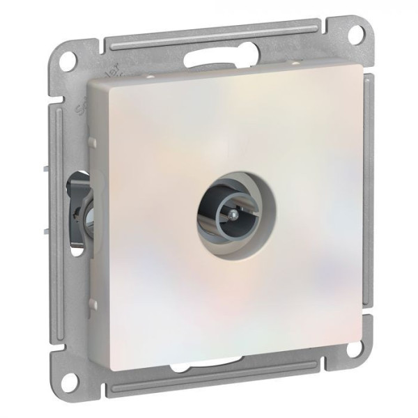 Розетка TV Systeme Electric Atlas Design жемчуг ATN000493