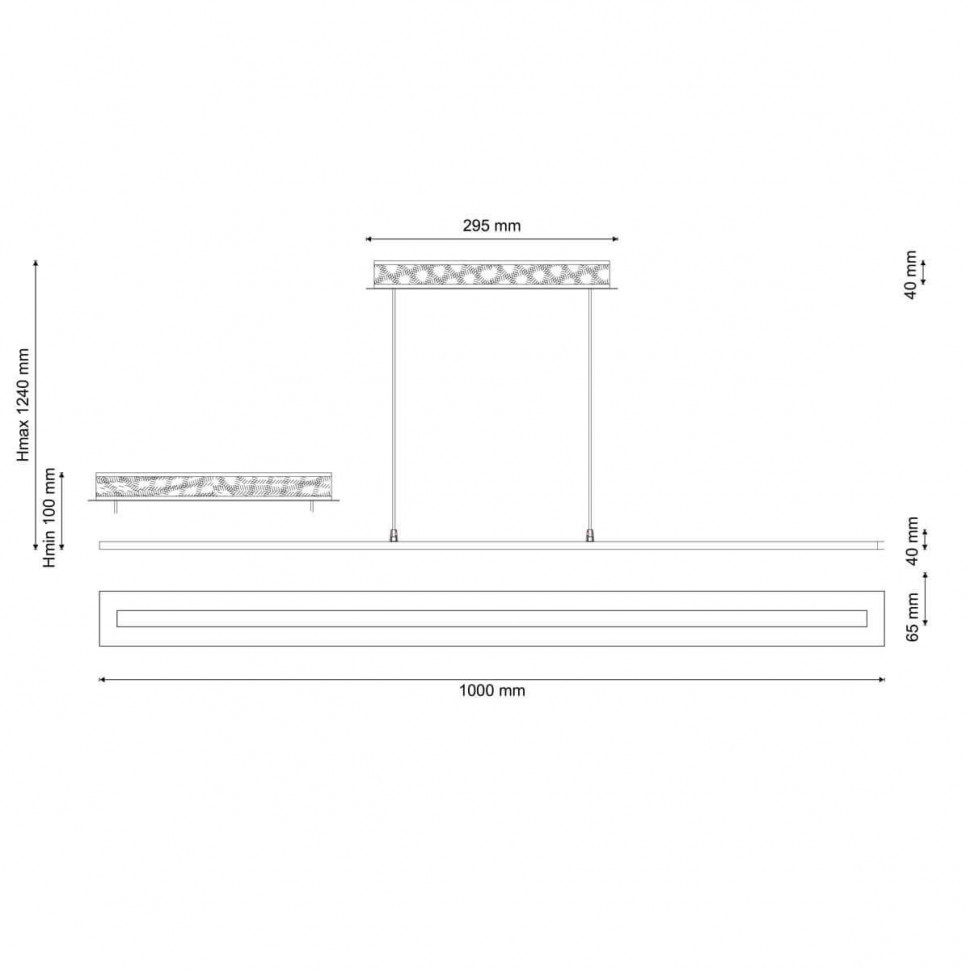 Подвесной светодиодный светильник Lucia Tucci Modena 167.1 LED