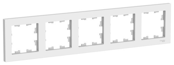 Рамка Systeme Electric Atlas Design на 5 постов, Лотос ATN001305