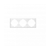 KRANZ Рамка STRONG 3-постовая жемчуг KR-78-0753-4
